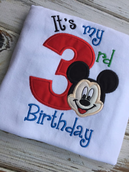 my first birthday mickey mouse shirt