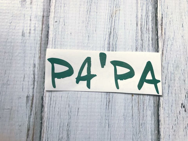 Pa’Pa vinyl decal