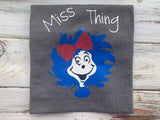 Dr. Seuss Miss Thing shirt , youth size or onesie
