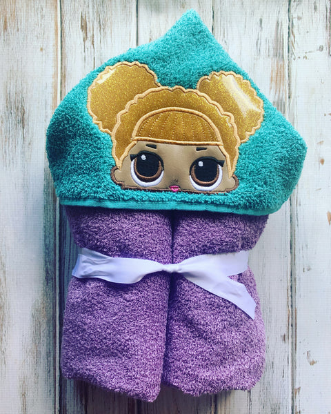 LOL Doll hooded towel Queen Bee