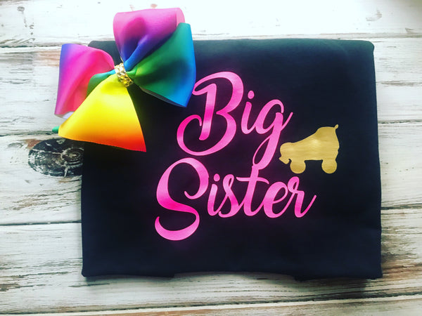 Big Sister Roller skate shirt