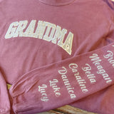 Custom Grandma Shirt