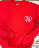 Valentine Heart Monogrammed Sweatshirt
