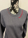 Hand Distressed Custom Mama Sweatshirt