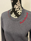 Hand Distressed Custom Mama Sweatshirt