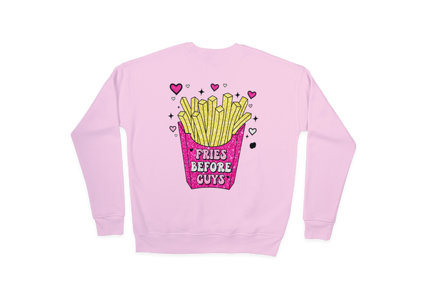 Fries Before Guys Valentines Shirt