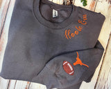 Custom Hook ‘Em Longhorns Sweatshirt