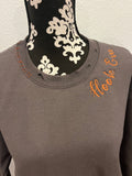 Hand Distressed Custom Longhorns Sweatshirt