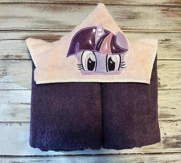 My Little Pony Twilight Unicorn Hooded Towel