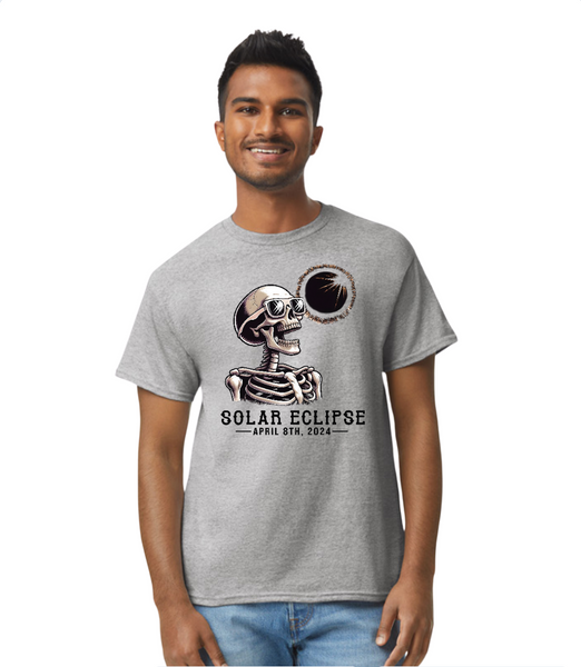 Solar Eclipse 2024 Skeleton Shirt