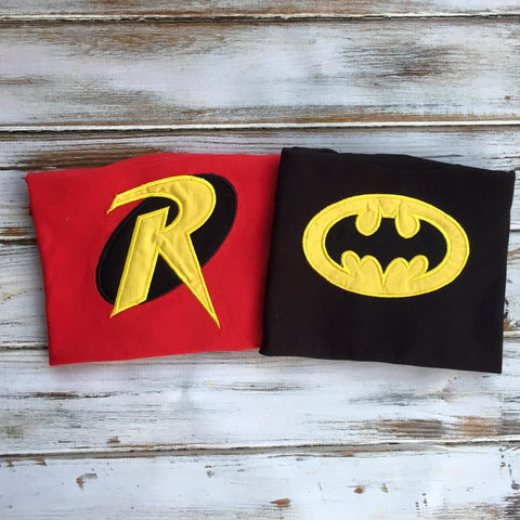 Batman and Robin shirts