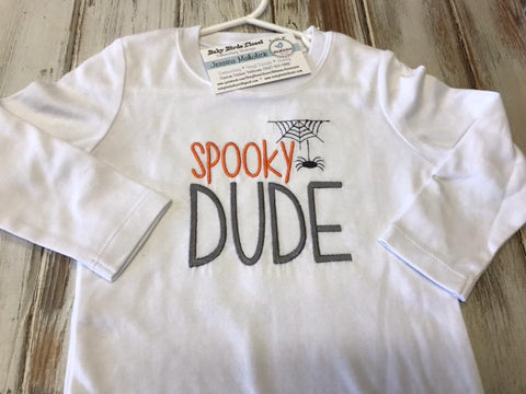 Boys Long Sleeve Spooky Dude Shirt Size 18 Months SALE