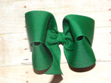 Large Hunter Green Boutique Bow