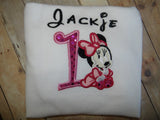 Minnie Mouse 1st Birthday shirt