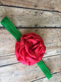 Red and Green Headband