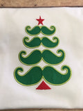 Mustache Christmas Tree Shirt