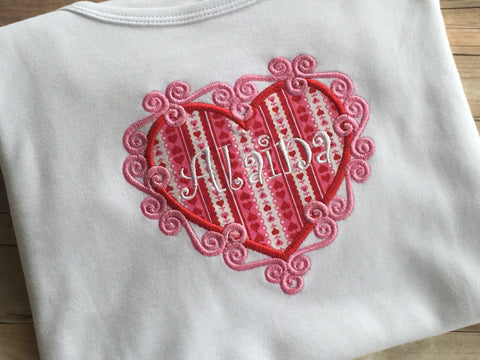Girls Valentines Day Shirt