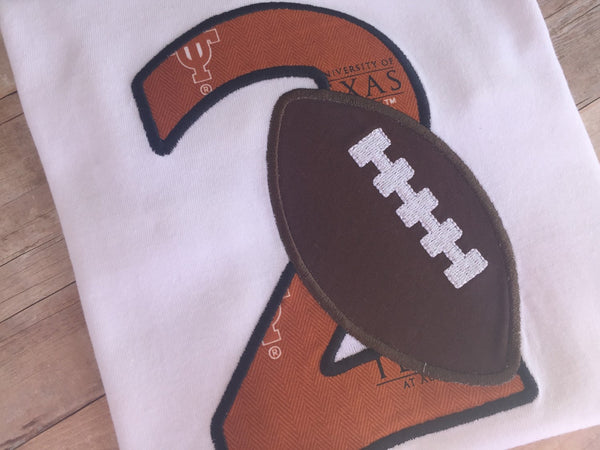 Football Birthday Number Shirt