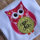 Monogrammed Owl Shirt