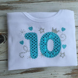 Girls 10th birthday shirt