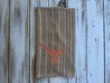 Texas Longhorn kitchen towel