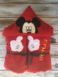 Mickey Mouse hooded towel