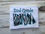 Girls back to school shirt, 2nd grade Diva