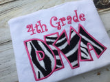 Girls Back to school shirt, 4th Grade Diva