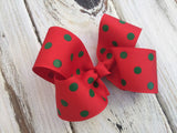 Large Red Bow