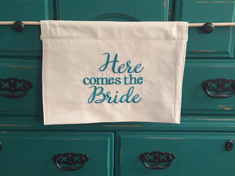 Here comes the Bride sign
