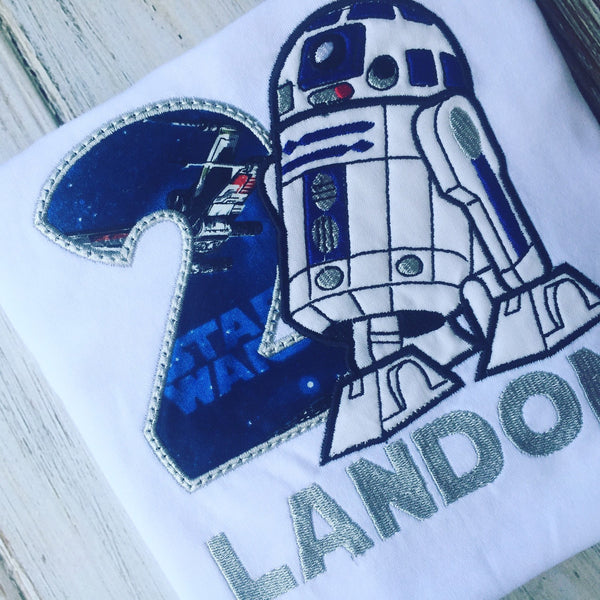 R2D2 Birthday shirt