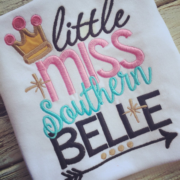 Little Miss Southern Belle shirt or onesie