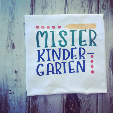 Mister Kindergarten back to school shirt