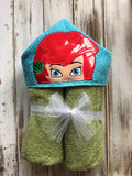 The Little Mermaid Hooded Towel