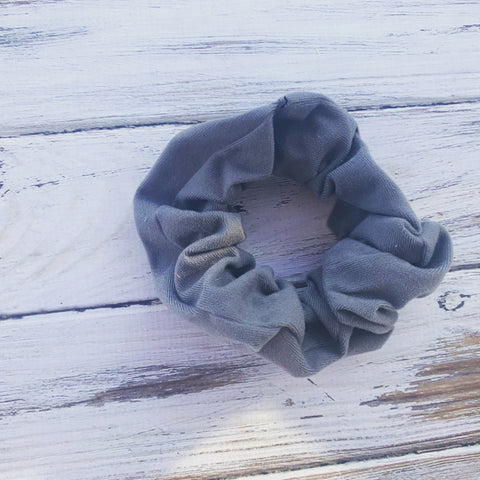 Grey soft Scrunchie