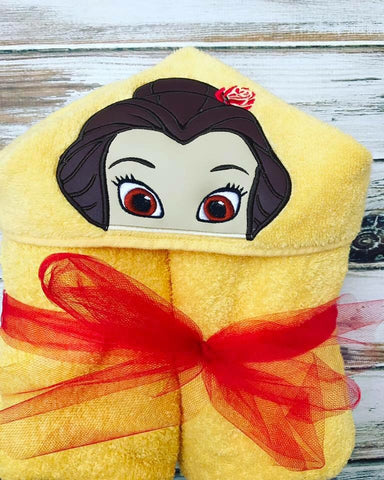 Beauty and the Beast Belle Hooded Towel