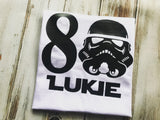 Storm Trooper Birthday Shirt