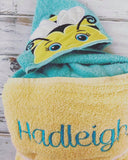 Bumblebee Hooded Towel