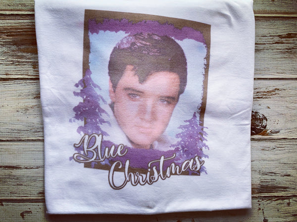 Elvis Blue Christmas Shirt
