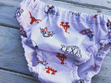 Texas Longhorns diaper cover