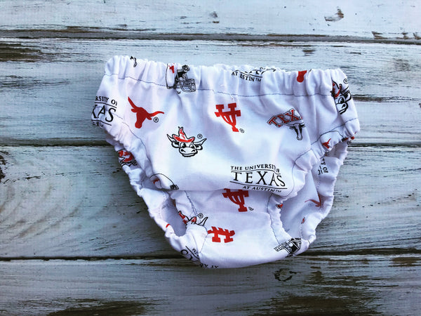 Texas Longhorns diaper cover