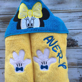 Minnie Mouse Hooded Towel