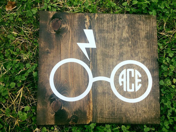 Harry Potter monogram vinyl decal