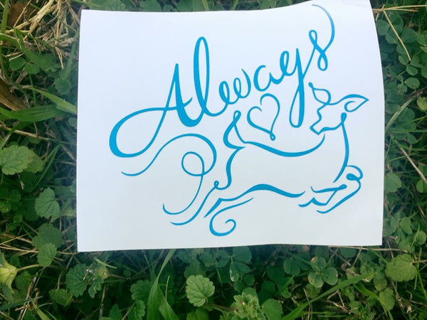 Always Patronus Harry Potter vinyl decal