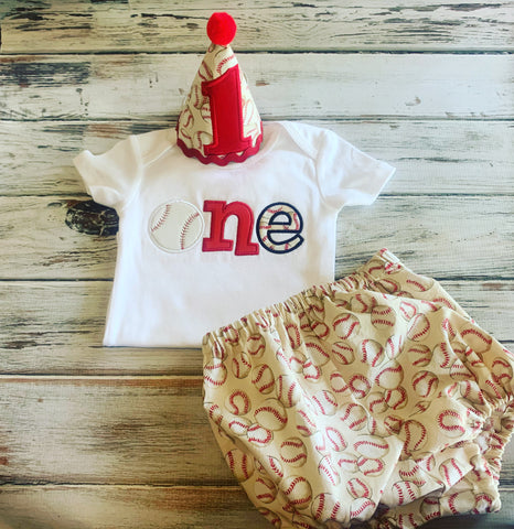 First birthday baseball outfit best sale