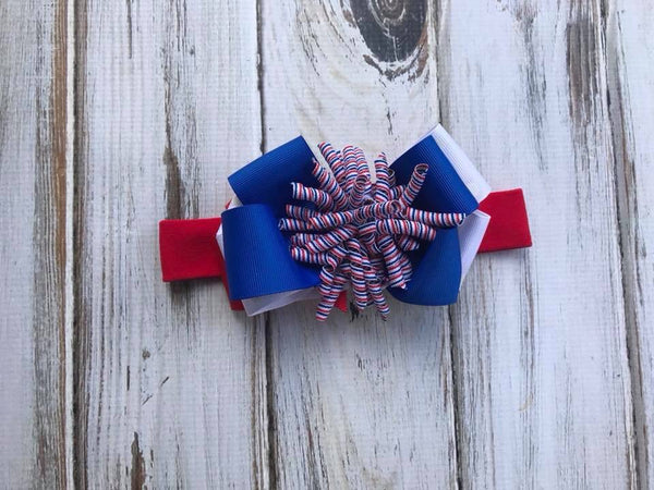 Red White and Blue Headband