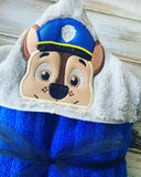 Paw Patrol Chase Hooded Towel