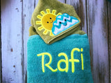 Sunshine Hooded Towel