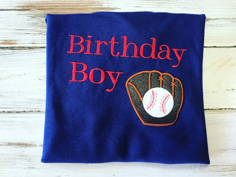 Baseball Birthday boy shirt