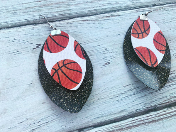 Basketball Earrings